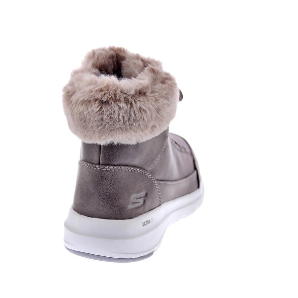 Botines Skechers zapatos Mujer modelo Onthego Marrón Cremallera