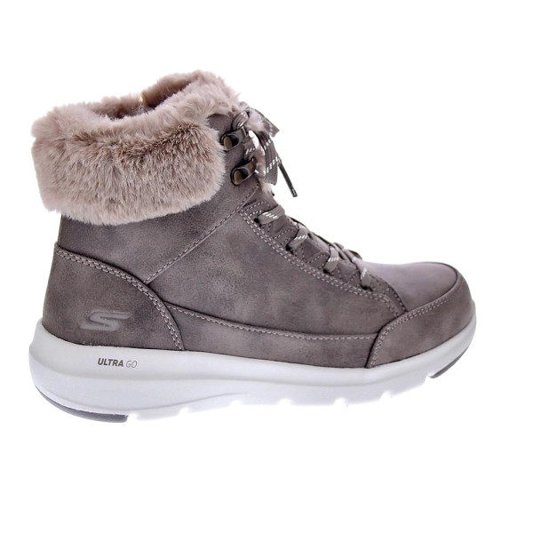 Botines Skechers zapatos Mujer modelo Onthego Marrón Cremallera