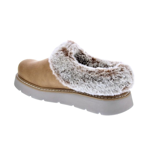 Pantuflas Skechers zapatos Mujer modelo Bobs Keepsakes Marrón 