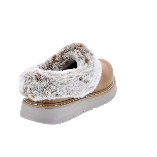 Pantuflas Skechers zapatos Mujer modelo Bobs Keepsakes Marrón 