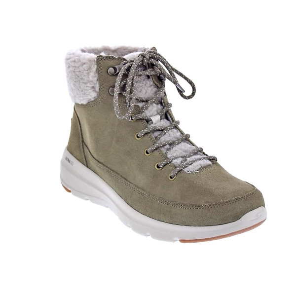 Botines Skechers zapatos Mujer modelo Onthego Verde Cremallera