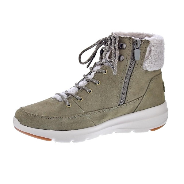 Botines Skechers zapatos Mujer modelo Onthego Verde Cremallera