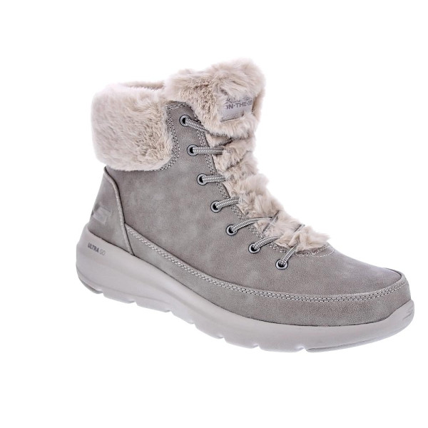 Botines Skechers zapatos Mujer modelo Onthego Gris Elástico