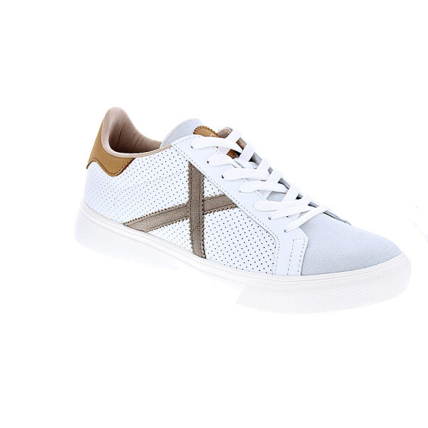 Zapatillas Munich zapatos Hombre modelo Rete 106 Blanco Cordón