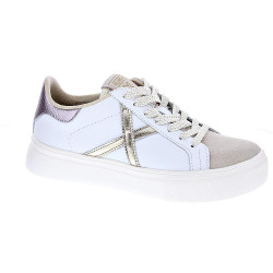 Zapatillas Munich zapatos Mujer modelo Rete Sky 78 Blanco Cordón 2