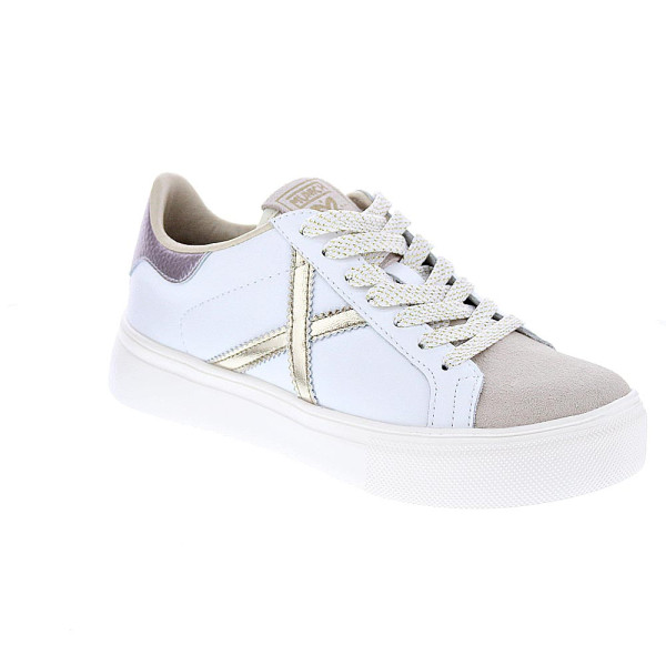 Zapatillas Munich zapatos Mujer modelo Rete Sky 78 Blanco Cordón