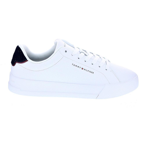 Zapatillas Tommy Hilfiger zapatos Hombre modelo Th Court Lth Blanco Cordón