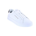 Zapatillas Tommy Hilfiger zapatos Hombre modelo Th Court Lth Blanco Cordón