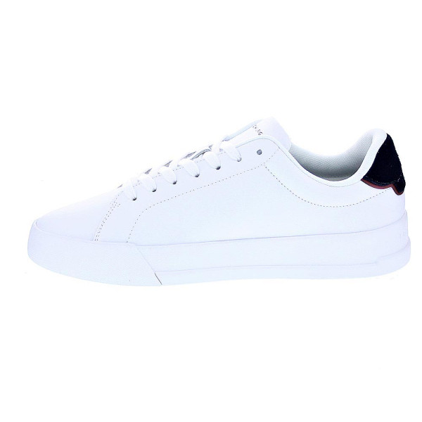 Zapatillas Tommy Hilfiger zapatos Hombre modelo Th Court Lth Blanco Cordón