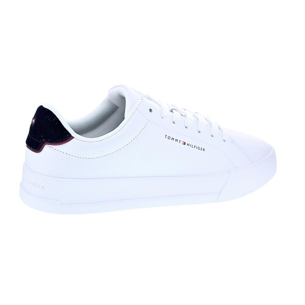 Zapatillas Tommy Hilfiger zapatos Hombre modelo Th Court Lth Blanco Cordón