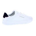 Zapatillas Tommy Hilfiger zapatos Hombre modelo Th Court Lth Blanco Cordón
