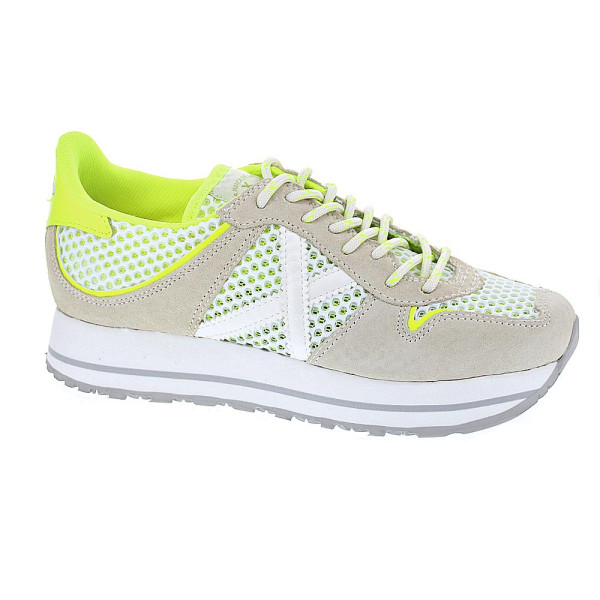 Zapatillas Munich zapatos Mujer modelo Massana Sky 219 Beige Cordón