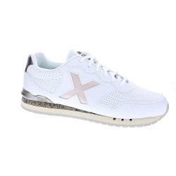 Zapatillas Munich zapatos Mujer modelo Dash 247 Blanco Cordón 2
