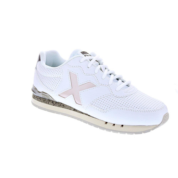 Zapatillas Munich zapatos Mujer modelo Dash 247 Blanco Cordón