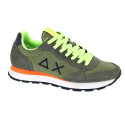 Zapatillas Sun68 AX zapatos Hombre modelo Tom Fluo Verde Cordón