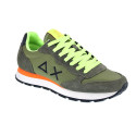 Zapatillas Sun68 AX zapatos Hombre modelo Tom Fluo Verde Cordón