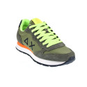 Zapatillas Sun68 AX zapatos Hombre modelo Tom Fluo Verde Cordón
