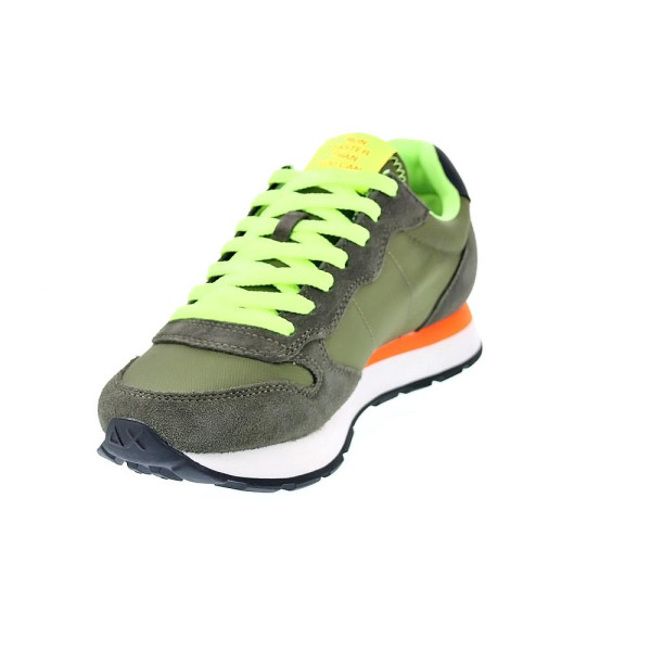 Zapatillas Sun68 AX zapatos Hombre modelo Tom Fluo Verde Cordón