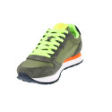 Zapatillas Sun68 AX zapatos Hombre modelo Tom Fluo Verde Cordón