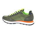 Zapatillas Sun68 AX zapatos Hombre modelo Tom Fluo Verde Cordón