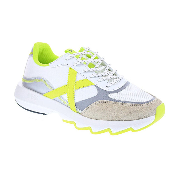 Zapatillas Munich zapatos Mujer modelo Ready 01 Blanco Cordón