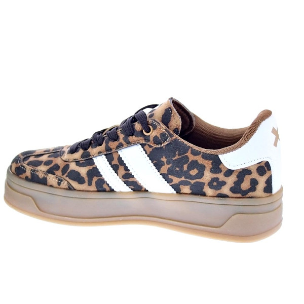 Zapatillas Xti zapatos Mujer modelo 143644 Marrón Cordón