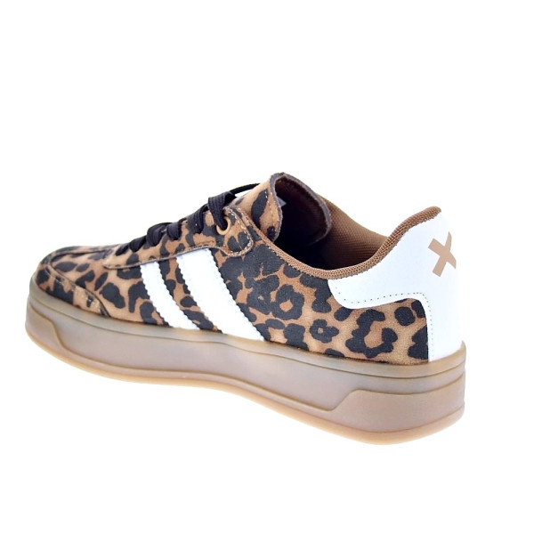 Zapatillas Xti zapatos Mujer modelo 143644 Marrón Cordón
