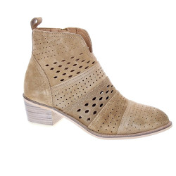 Botines Alpe zapatos Mujer modelo 5391 Beige Cremallera 2