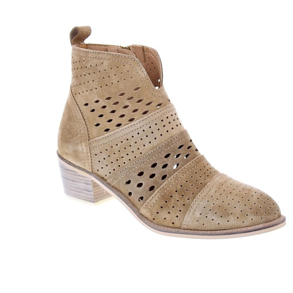Botines Alpe zapatos Mujer modelo 5391 Beige Cremallera