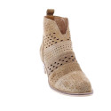 Botines Alpe zapatos Mujer modelo 5391 Beige Cremallera