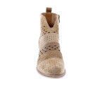 Botines Alpe zapatos Mujer modelo 5391 Beige Cremallera