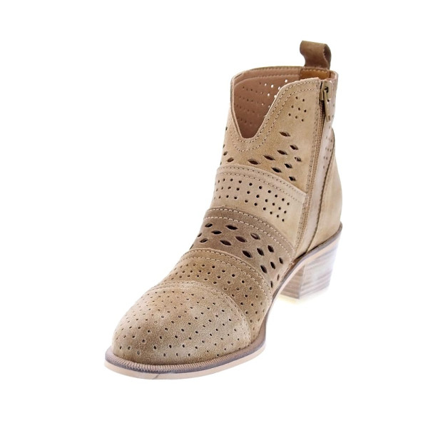Botines Alpe zapatos Mujer modelo 5391 Beige Cremallera