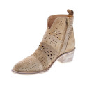 Botines Alpe zapatos Mujer modelo 5391 Beige Cremallera