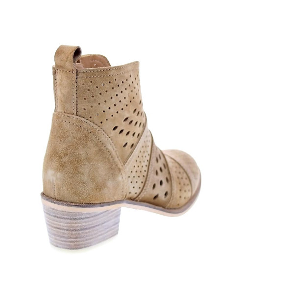 Botines Alpe zapatos Mujer modelo 5391 Beige Cremallera