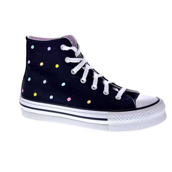 Zapatillas botas Converse zapatos Mujer modelo Chuck Taylor Negro Cordón