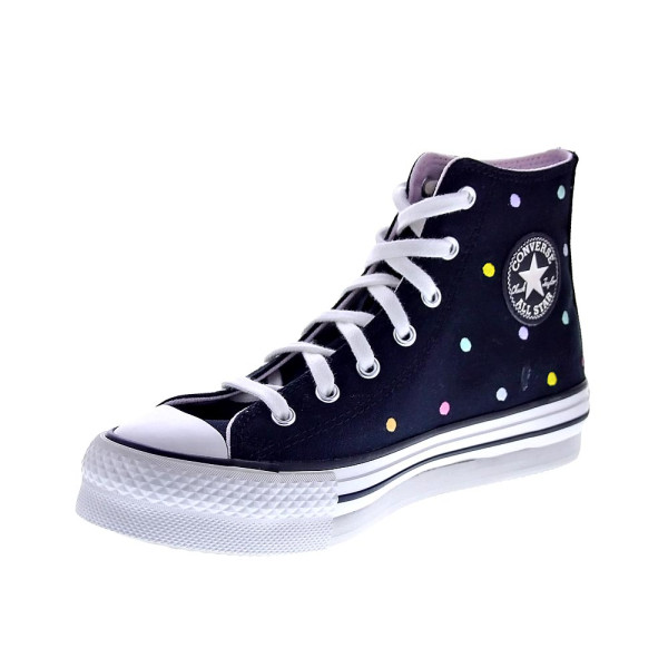 Zapatillas botas Converse zapatos Mujer modelo Chuck Taylor Negro Cordón