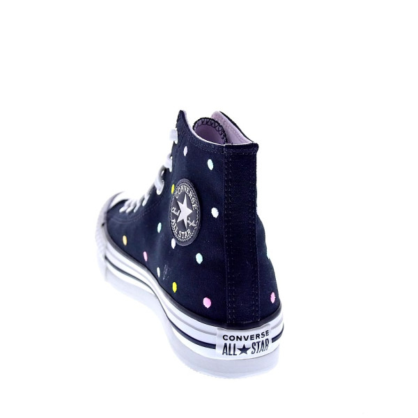 Zapatillas botas Converse zapatos Mujer modelo Chuck Taylor Negro Cordón