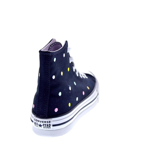 Zapatillas botas Converse zapatos Mujer modelo Chuck Taylor Negro Cordón