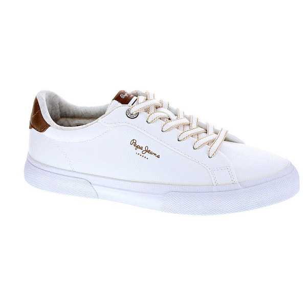 Zapatillas Pepe Jeans zapatos Mujer modelo Kenton Blanco Cordón