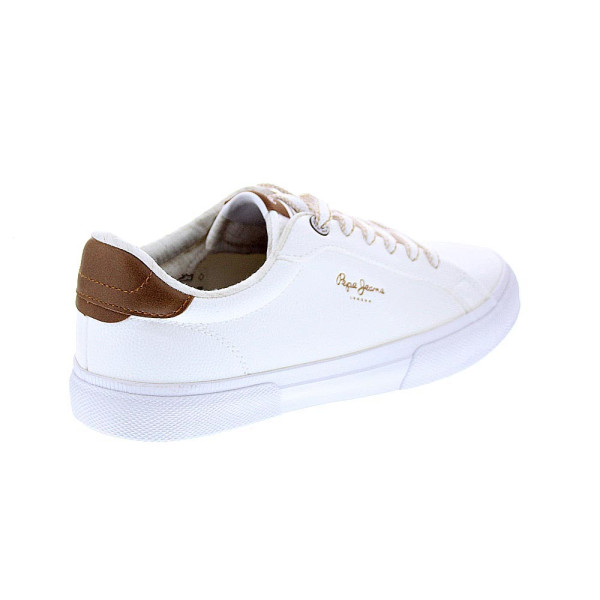 Zapatillas Pepe Jeans zapatos Mujer modelo Kenton Blanco Cordón