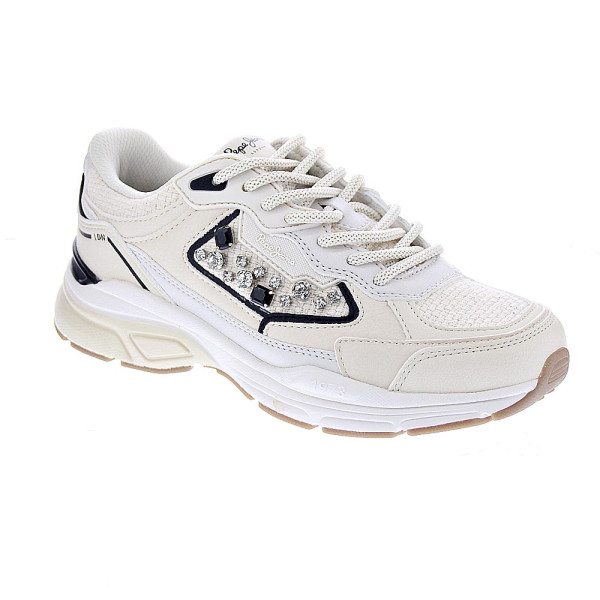 Zapatillas Pepe Jeans zapatos Mujer modelo Dave Beige Cordón