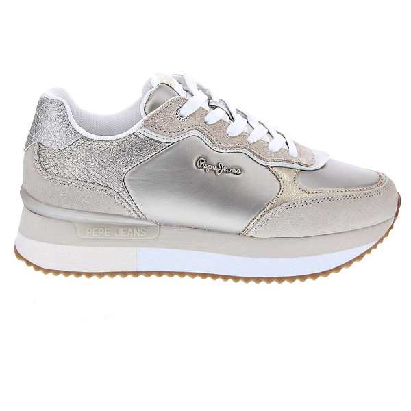 Zapatillas Pepe Jeans zapatos Mujer modelo Rusper Oro Cordón