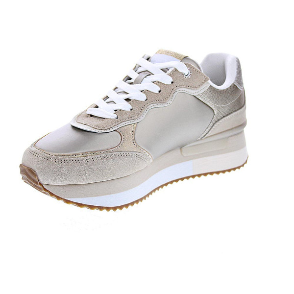 Zapatillas Pepe Jeans zapatos Mujer modelo Rusper Oro Cordón