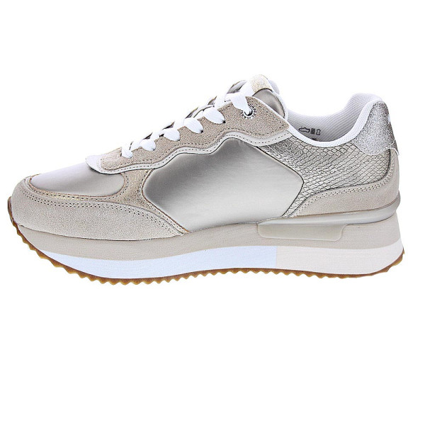 Zapatillas Pepe Jeans zapatos Mujer modelo Rusper Oro Cordón