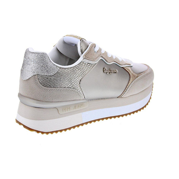 Zapatillas Pepe Jeans zapatos Mujer modelo Rusper Oro Cordón