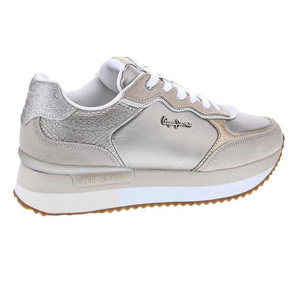 Zapatillas Pepe Jeans zapatos Mujer modelo Rusper Oro Cordón