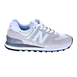 Zapatillas New Balance zapatos Mujer modelo WL574 Beige Cordón