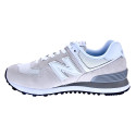 Zapatillas New Balance zapatos Mujer modelo WL574 Beige Cordón