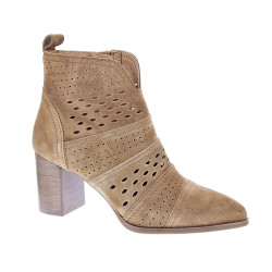 Botines Alpe zapatos Mujer modelo 5385 Marrón Cremallera 2