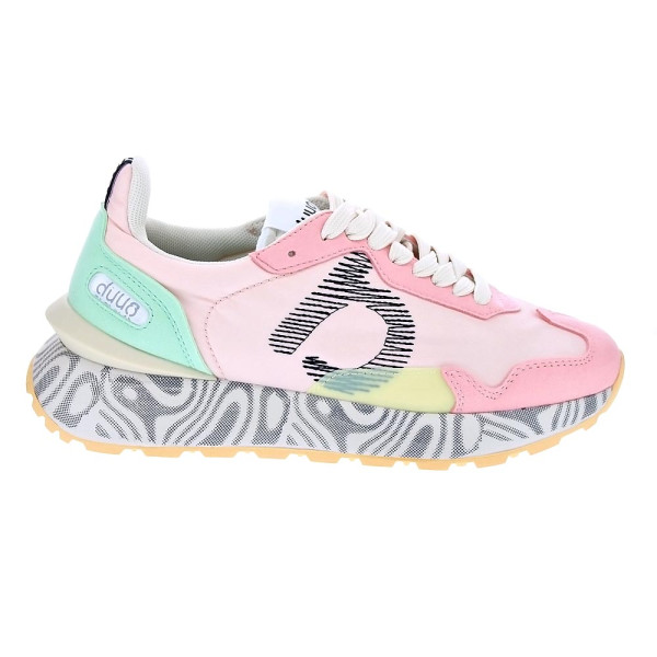 Zapatillas Duuo zapatos Mujer modelo Sensei Moon 117 Rosa Cordón